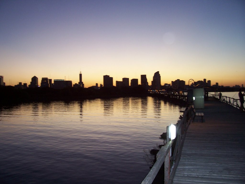 Sunset in Buenos Aires, Argentina by Agustín Brandoni