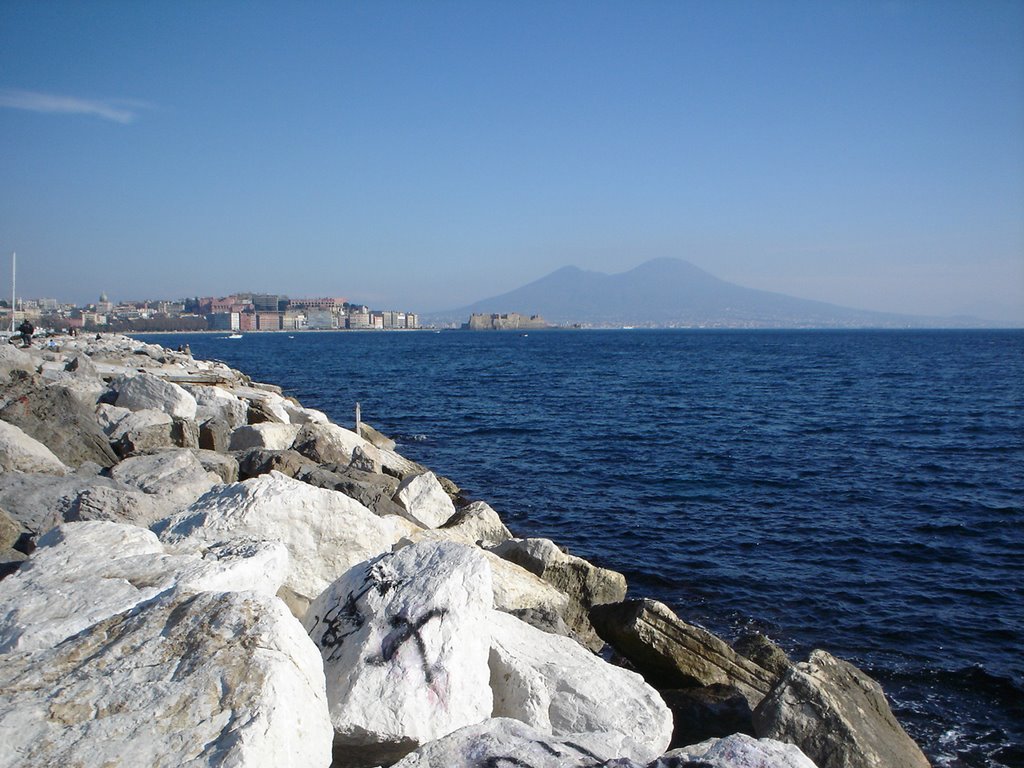 Via Partenope e Vesuvio da Mergellina by arcobalenonapoli