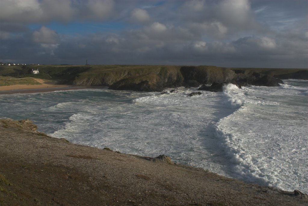 Plage de Donnant par vent fort by yann.tacher