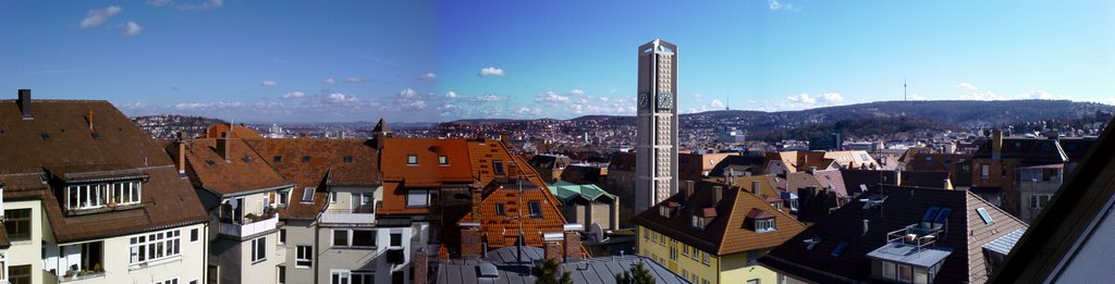 Panoramaview over Stuttgart by danzbox