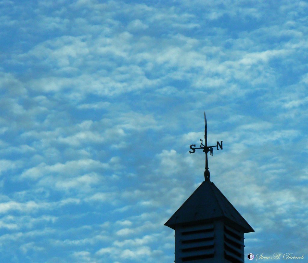 Wind Vain - Sky, Clouds - Lock Haven, PA by photospy