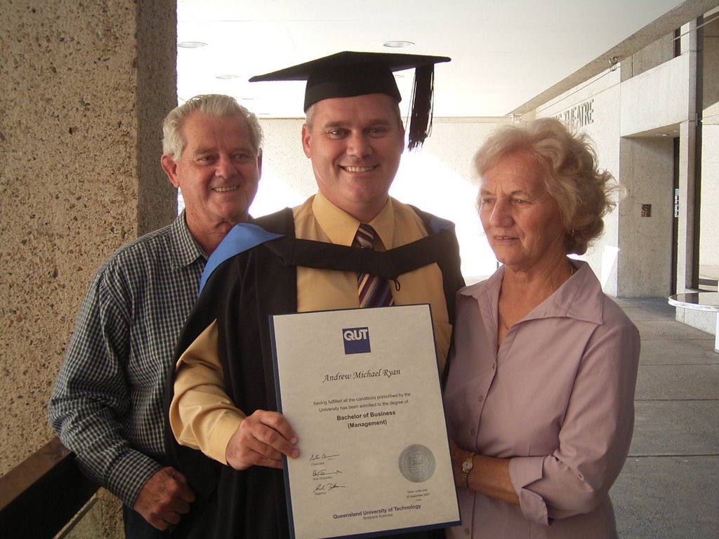 Andrew with his Mum and Dad by derekcrossley