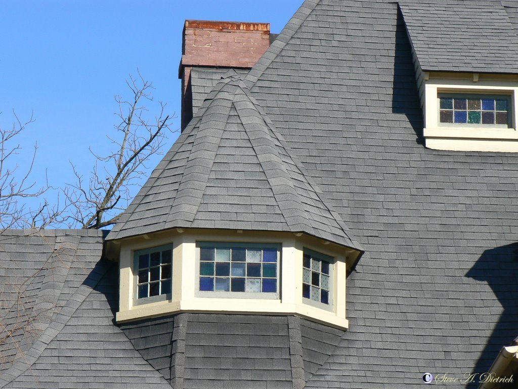 House - Home, Stained Glass, Attic - Lock Haven, PA by photospy