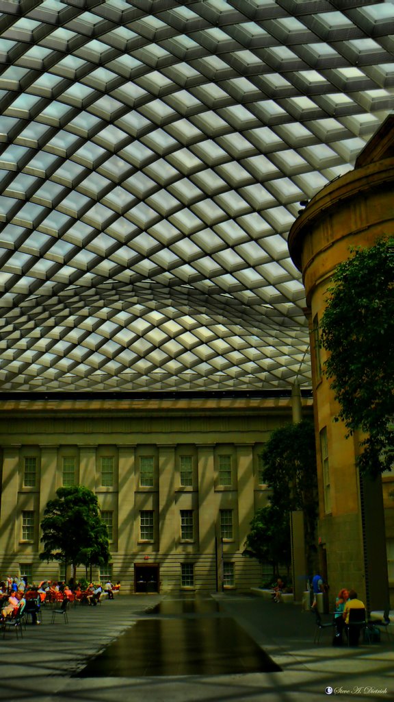 National Portrait Gallery - Courtyard by Steve Dietrich