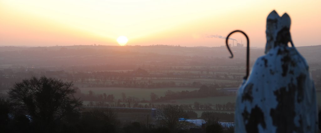 St Patrick peruses his industry, his country, his sunrise by Daniel Massey