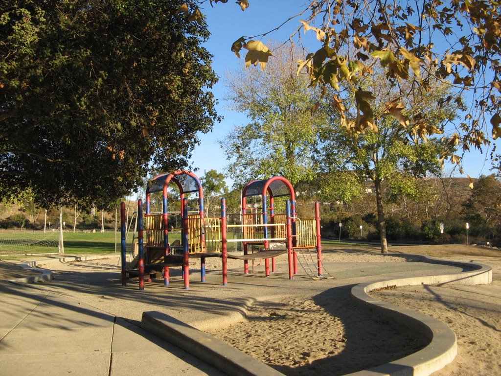 Play equipment in Canyonside Park by goinc2c