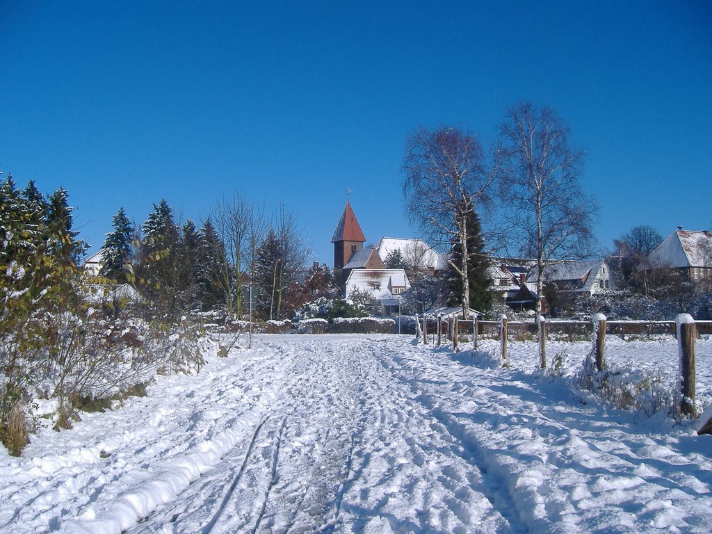 Die St. Marienkirche im Winter by tinchen.1976