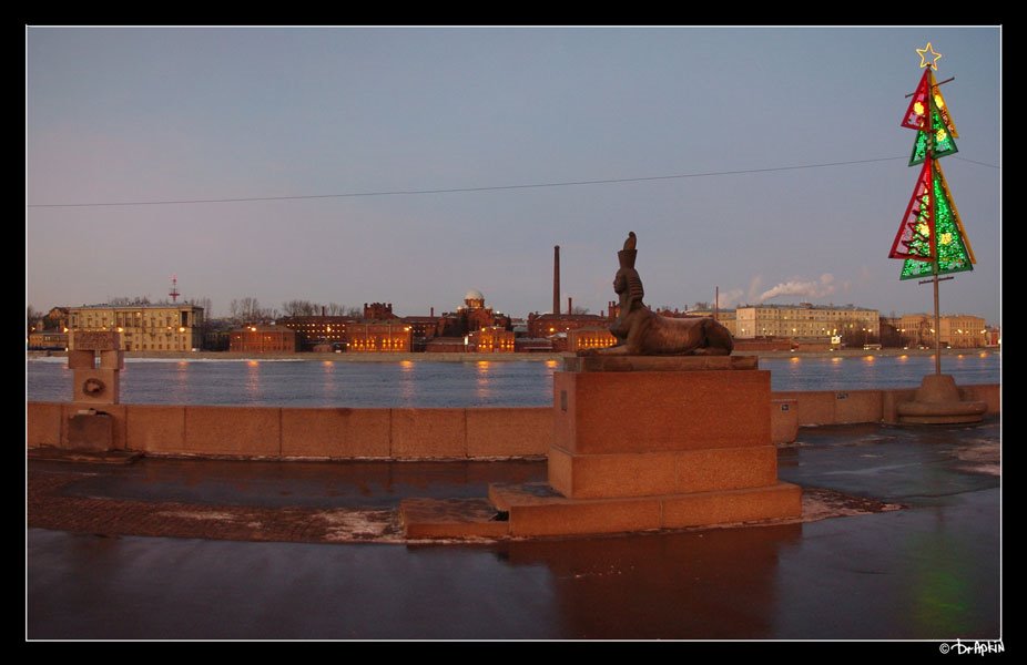 Russia, St. Petersburg, Neva river by Gleb Drapkin