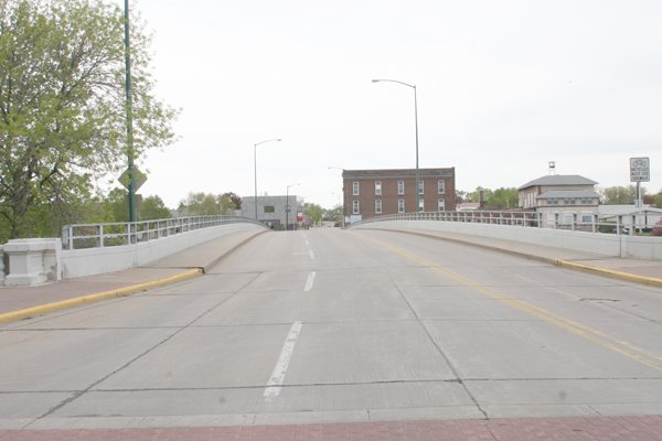 Bridge at Grant Ave & 1st Street, view East across Wisconsin River by Rafael Manzo Jr