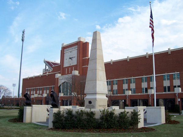 Memorial Stadium and monument by ssmanque