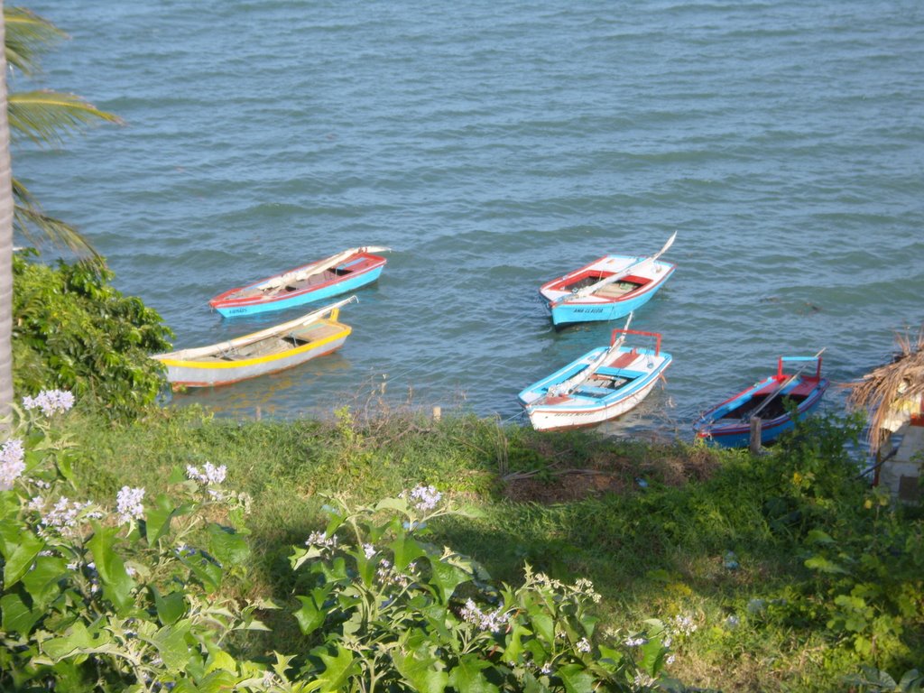 Barcos no Rio Jaguaribe by Jairo SilaS