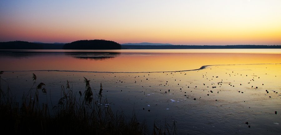 Steinberger See im Winter by MatthiasSuess