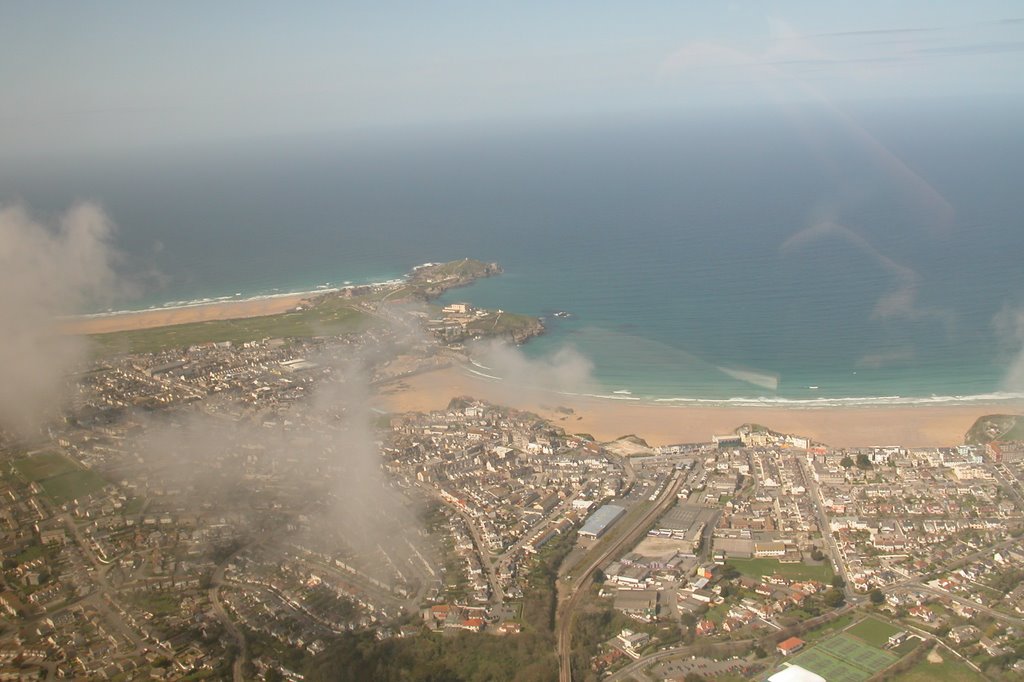 Newquay, from the air by DavidGethyn-Jones