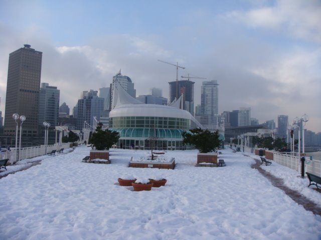 Canada Place, Vancouver, view looking south by Anil Jethwa