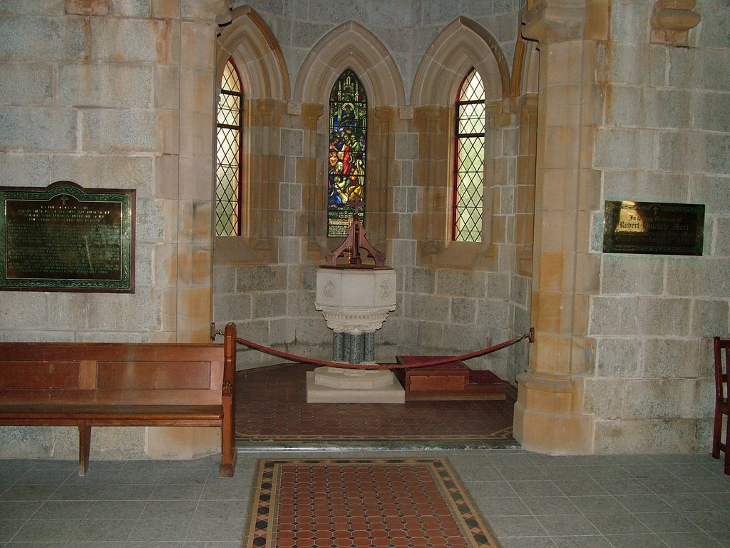 Anglican Church Bodalla (baptismal font) by SEChurchPics