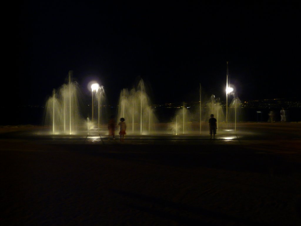 France, Evian, musical fountain by Alexandr Bokhan