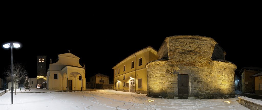 Chiesa di Santa Maria Assunta e il suo antico battistero - Cureggio (NO) by Antonio Cerri