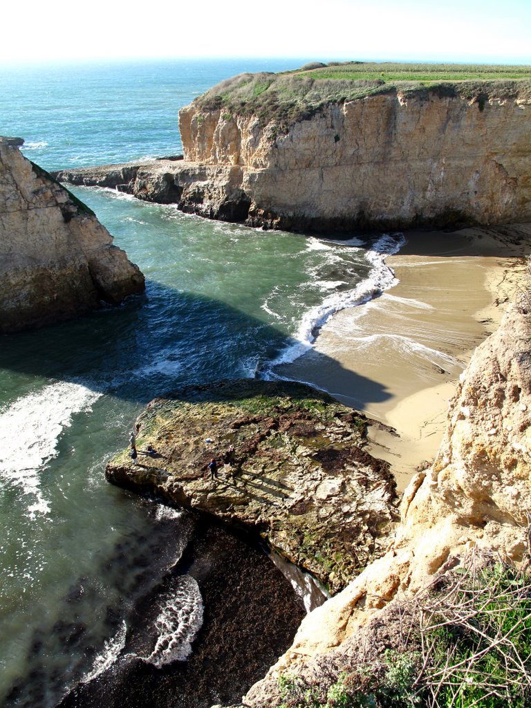 Davenport - Jah Beach from Above, California by davidcmc58