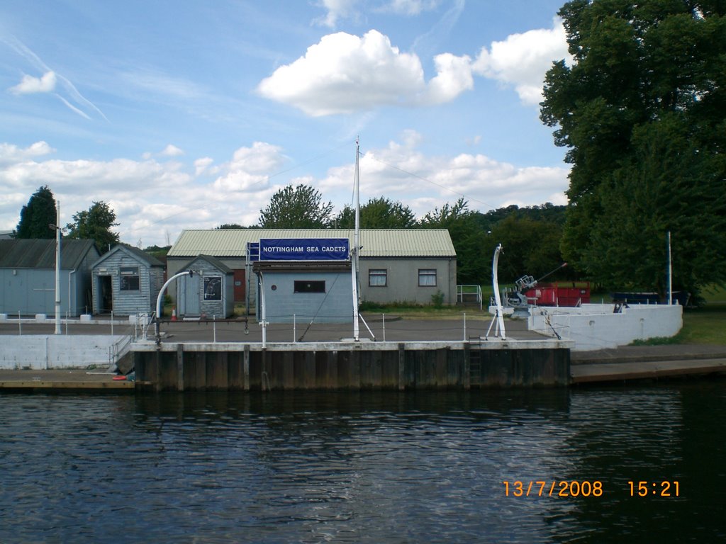 Sea Cadets base from River Trent Nottingham by David Colyer