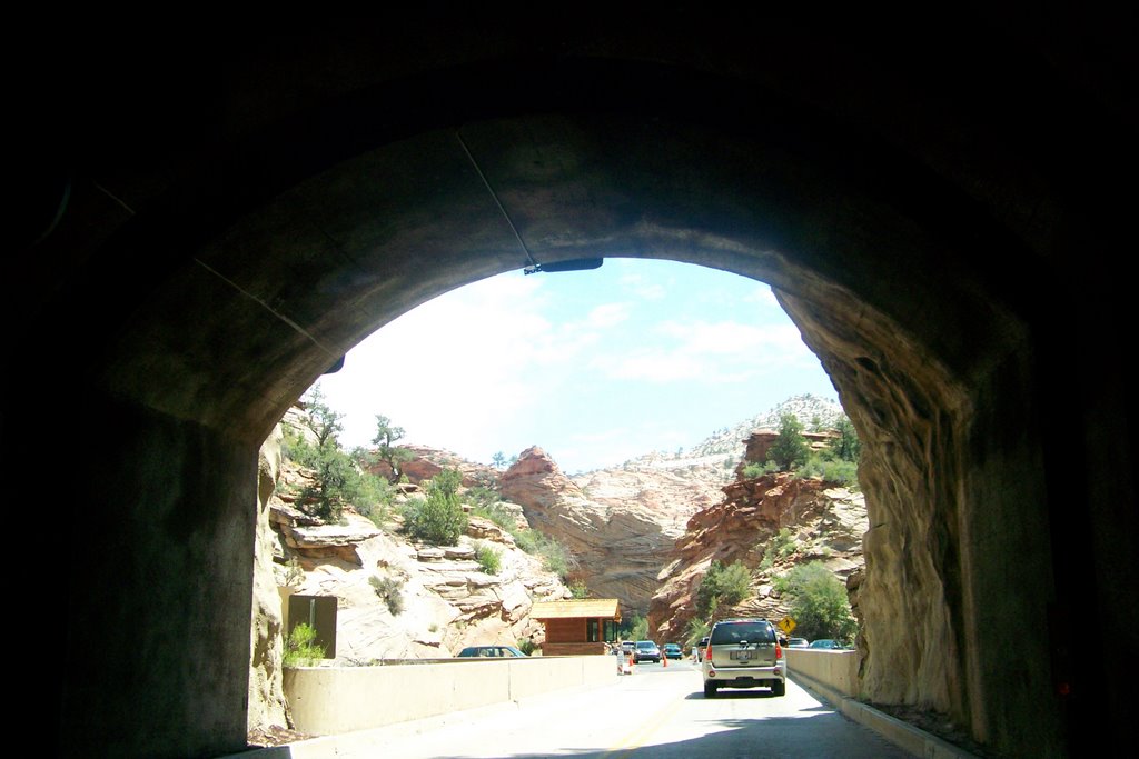 East end of the Zion Tunnel by Haircutt1