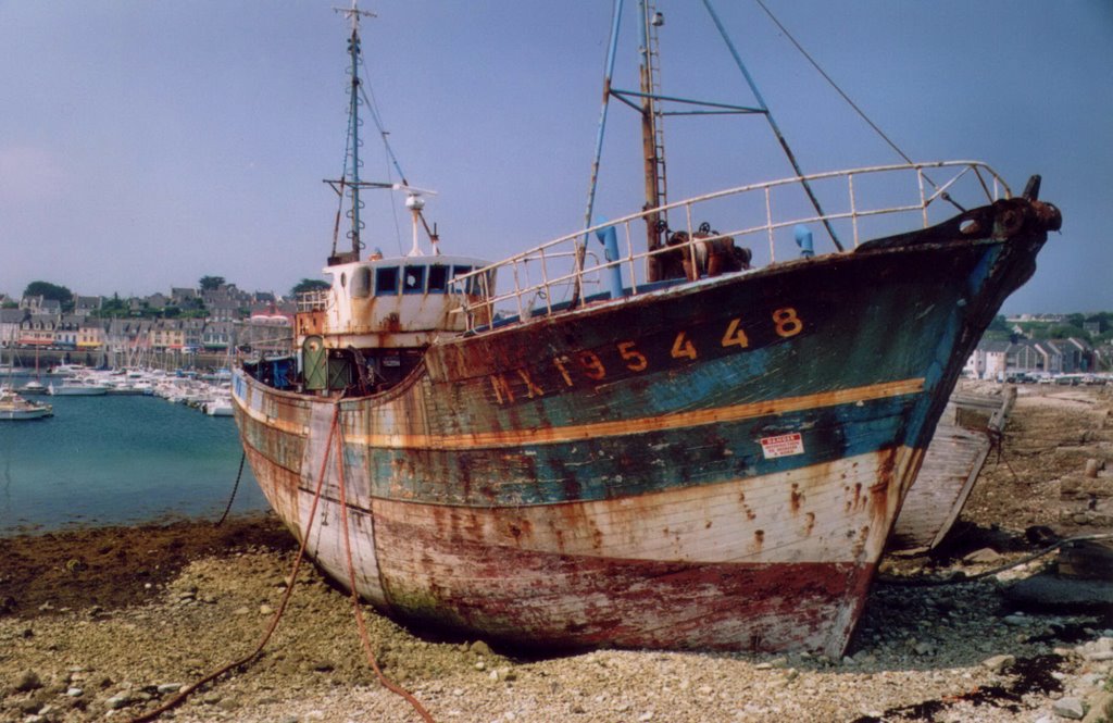 Ship - harbour Le Palais - Belle Ile, France by BoTeDa