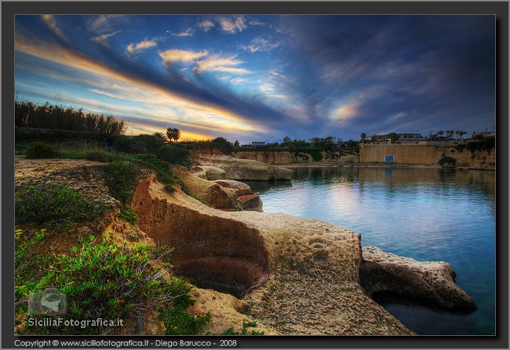 Tramonto a Plemmirio by www.siciliafotografi…