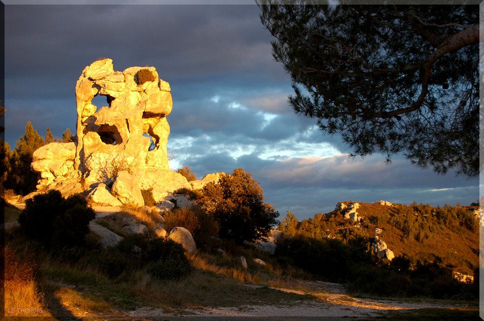 Le Val d'Enfer, les Baux de Provence, Provence, Bouches du Rhône, France. by © P. Amet