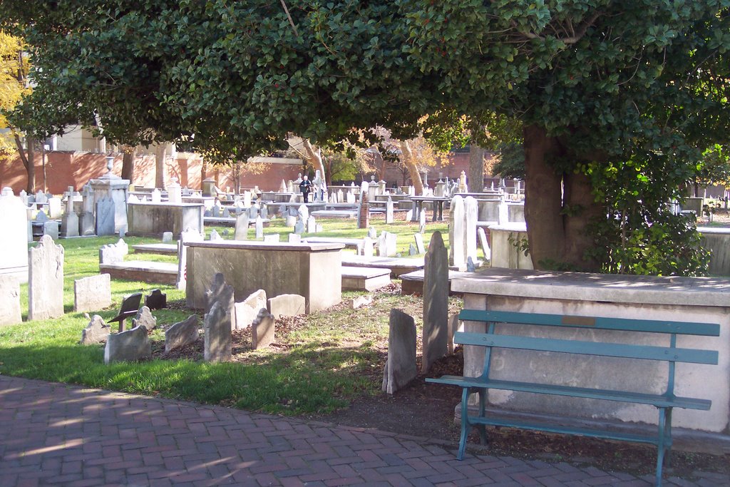 Benjamin Franklin's cemetery by 4net