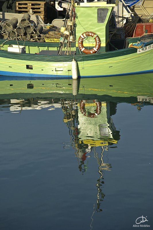 Sur le port de pêche de Port-Neuf, La Rochelle by Aline Nédélec