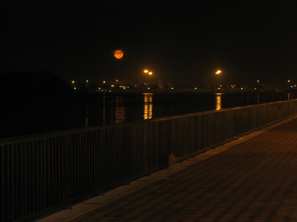 Sharjah Moon 5.30 AM by pouria21