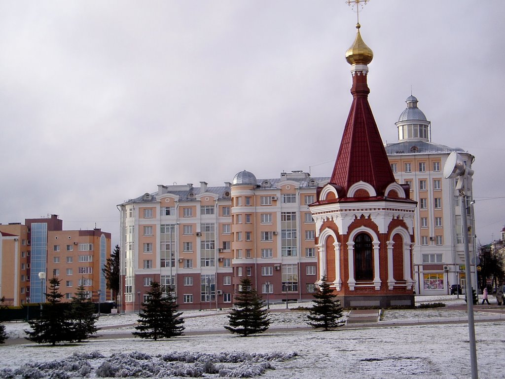 Behind Saransk Cathedral by Stephen Oakes