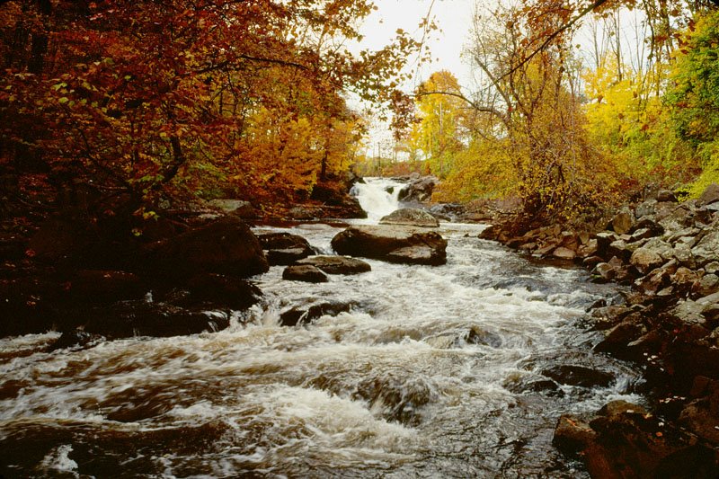 Boonton Falls Early Autumn by leehiggs