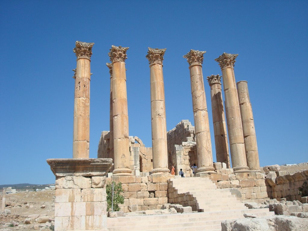 Temple of Artemis, Jerash, Jordan by ppreetha