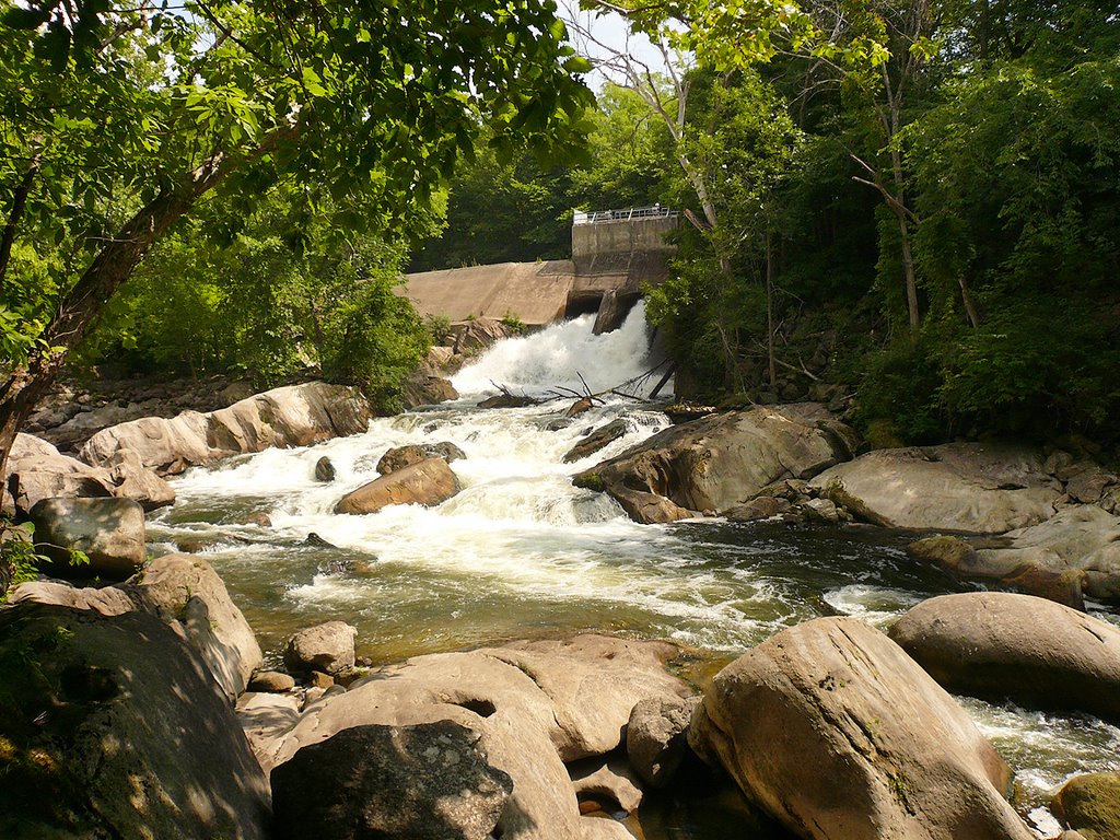 Bulls Bridge Dam by Bob Huebsch