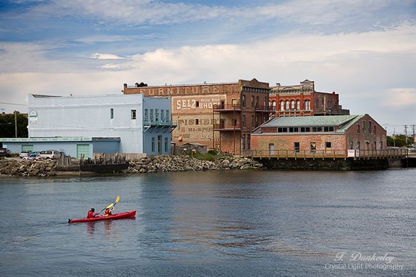 Canoeing off of Port Townsend Waterfront by Crystal Light Photog…