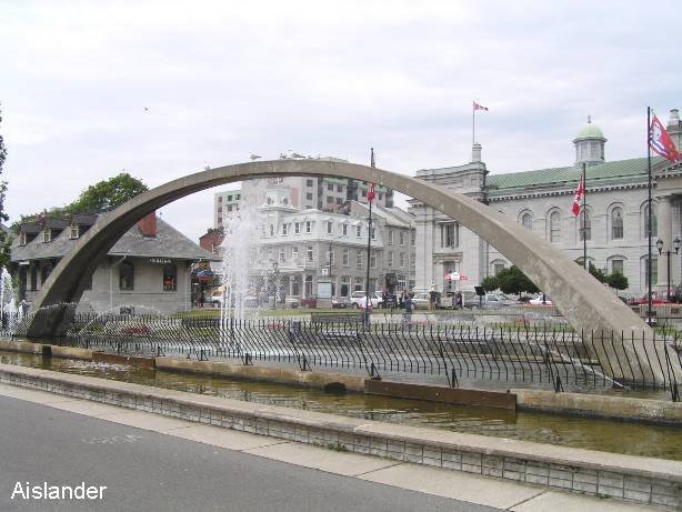 Kingston: City Hall behind the arch by Aislander@ymail.com