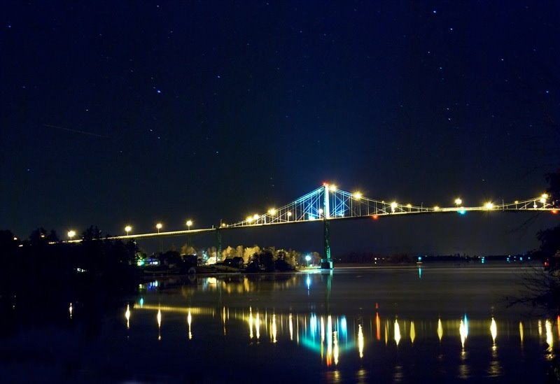 Thousand Island Bridge at Night by Christian Arthur