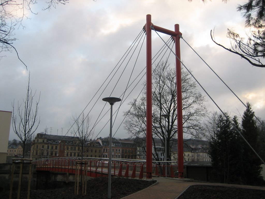 Döbeln - Neue Hängebrücke (12/2008) by nowev.com