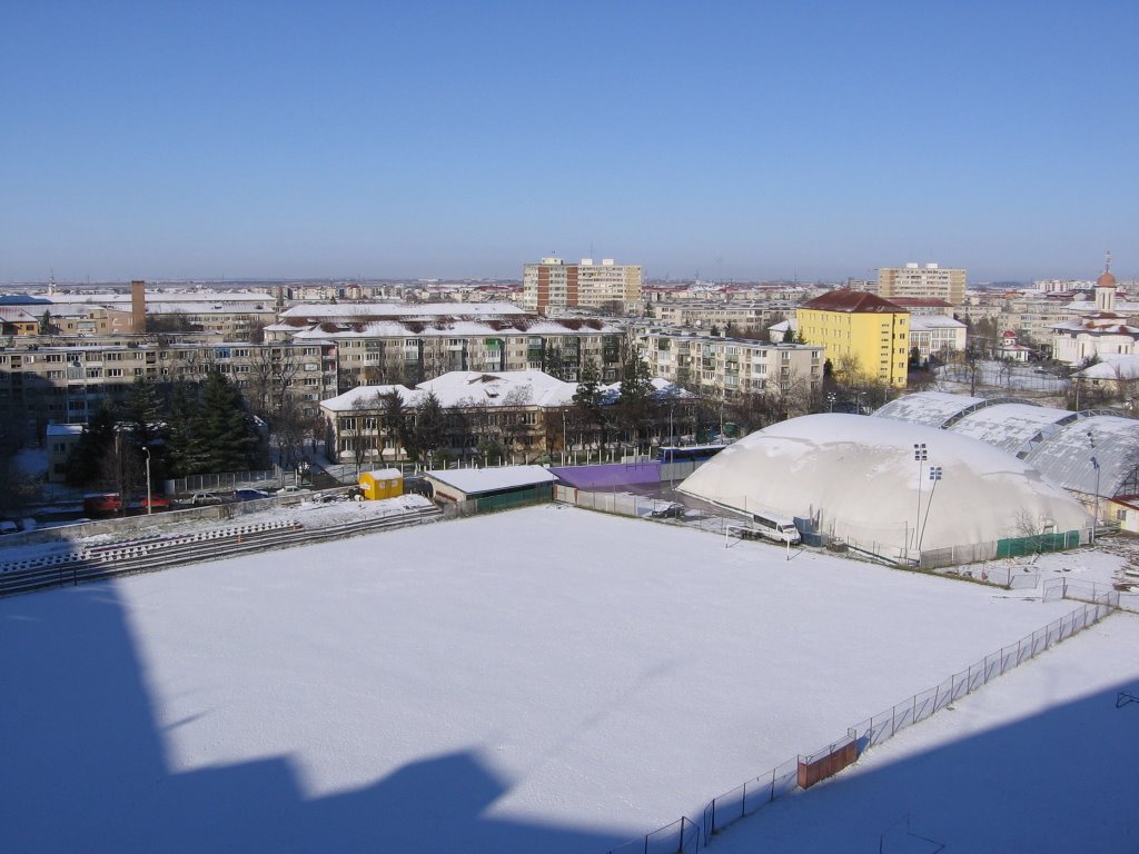 Football Field Circumvalatiunii, Christmas 2008 by mefisto_007