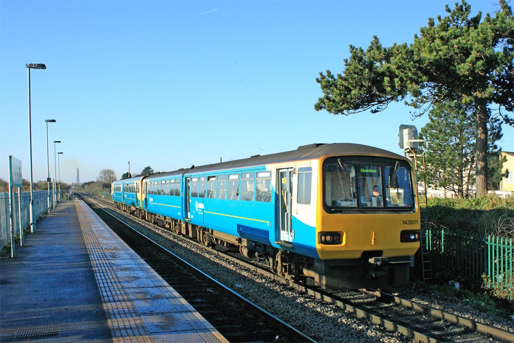 Rhoose Railway Station looking West by filz123