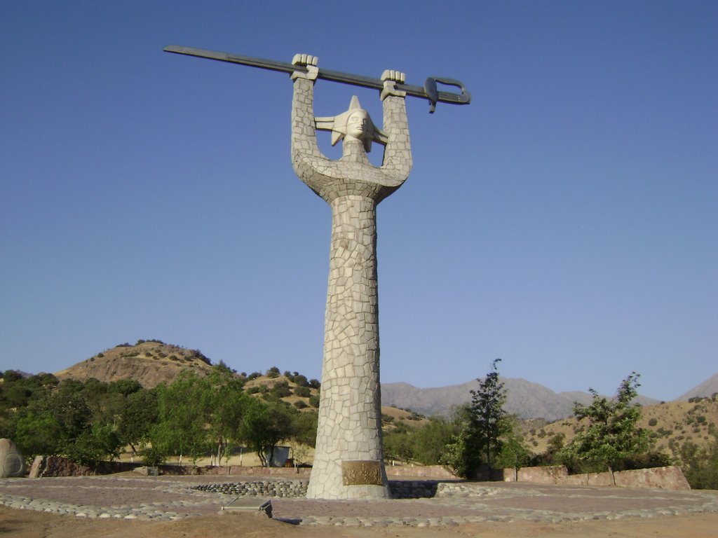 Monumento a la batalla de chacabuco (escultor Hector Roman L. 1967 by Patricio  Astorga So…