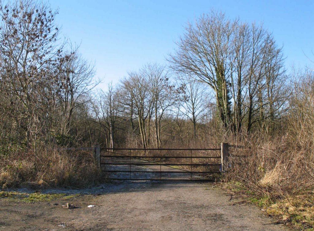 Abandoned section of A4095 by Matthew Winn