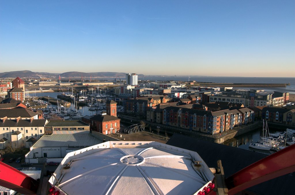 Swansea Marina from the Big Wheel by Rob B.