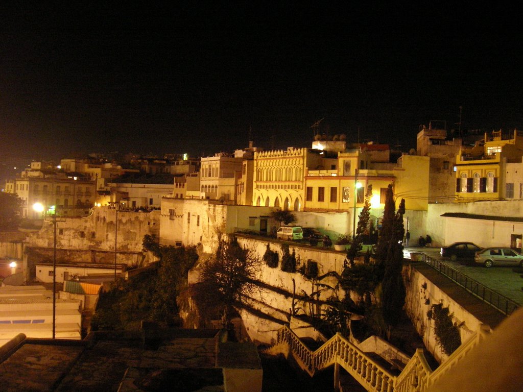 Tánger. Puerto de noche. MARRUECOS. by carlos cuerda damas