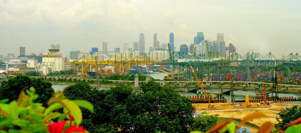 Singapore City Skyline by kevinlid