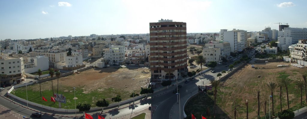 Sousse - Blick vom Riadh Palms nach Südwesten by Thomas Schneider