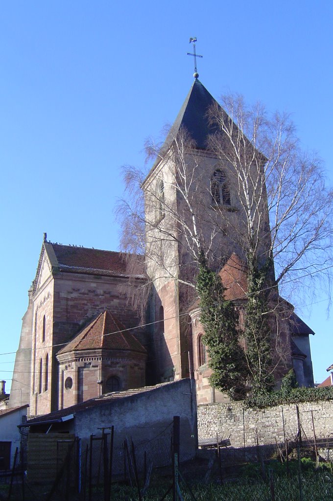 L'église de Hesse by Fredy Thomas