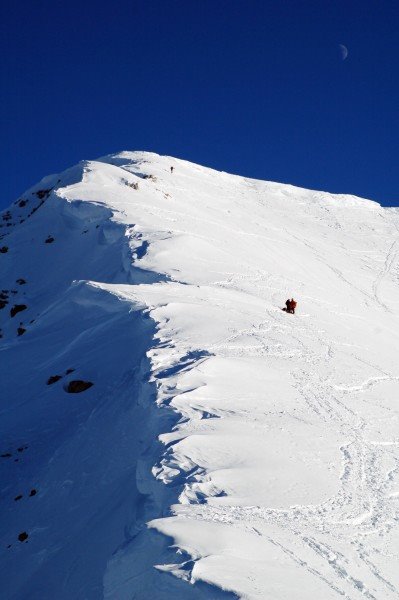 Cresta innevata di cima Portule by Giorgio Peripoli