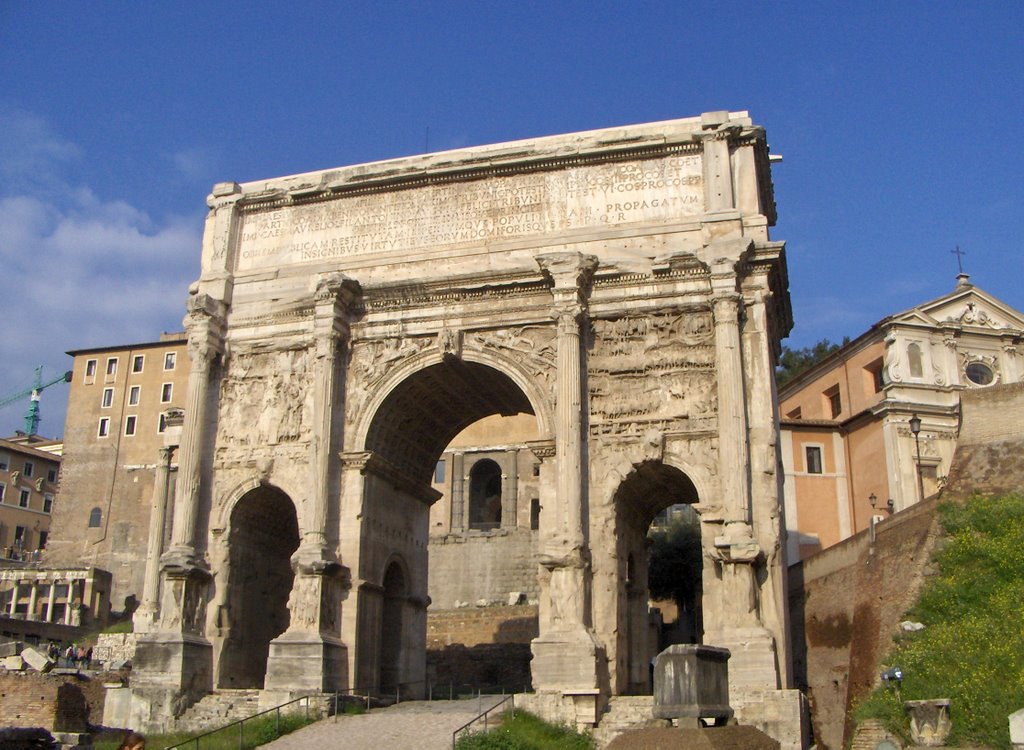 Forum Romanum: Arch of Septimius Severus - Rome, Italy by T NL