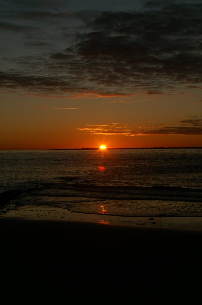 Sonnenuntergang am Strand von Norderney 2009 by Stefan Kauffmann